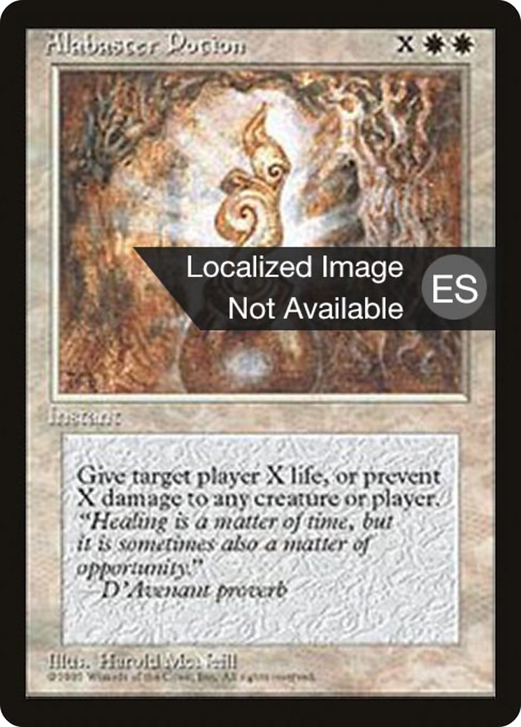 Alabaster Potion (4BB-001) [Fourth Edition Foreign Black Border] MTG Single Wizards of the Coast