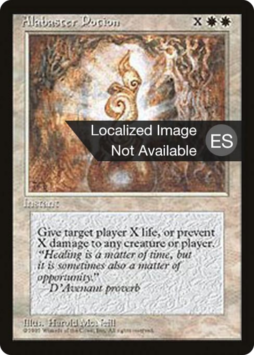 Alabaster Potion (4BB-001) [Fourth Edition Foreign Black Border] MTG Single Wizards of the Coast