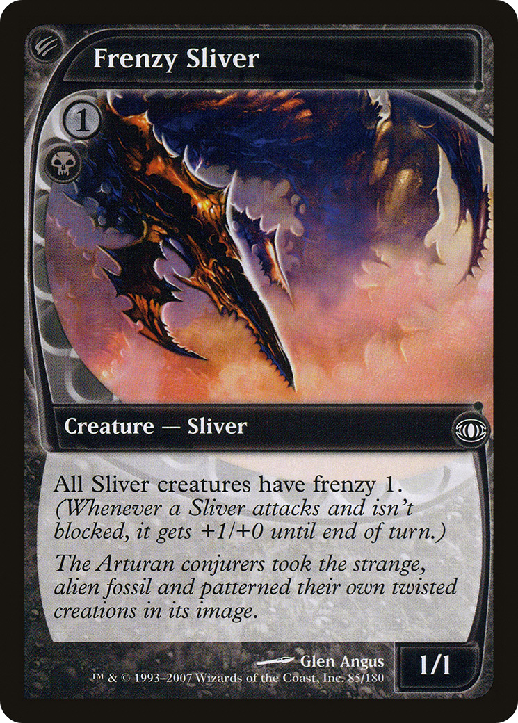 Frenzy Sliver (FUT-085) [Future Sight] Foil MTG Single Wizards of the Coast
