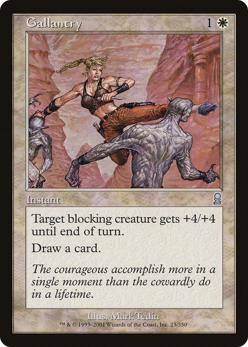 Gallantry (ODY-023) [Odyssey] MTG Single Wizards of the Coast