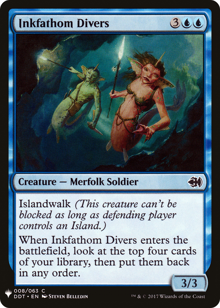 Inkfathom Divers (LIST-DDT-8) [Mystery Booster] The List MTG Single Wizards of the Coast