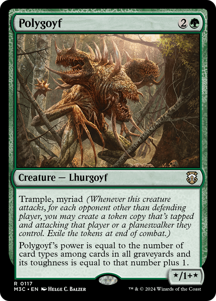 Polygoyf (M3C-117) [Modern Horizons 3 Commander] MTG Single Wizards of the Coast