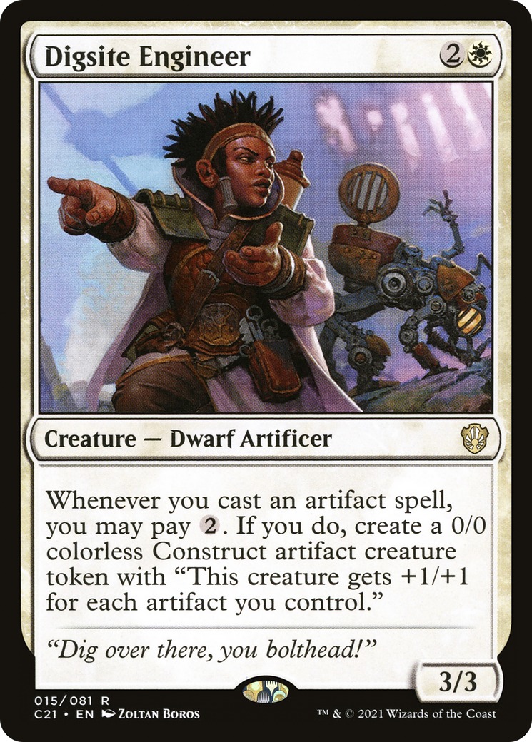 Digsite Engineer (C21-015) [Commander 2021] MTG Single Wizards of the Coast
