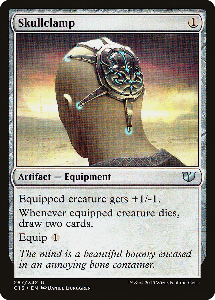 Skullclamp (C15-267) [Commander 2015] MTG Single Wizards of the Coast