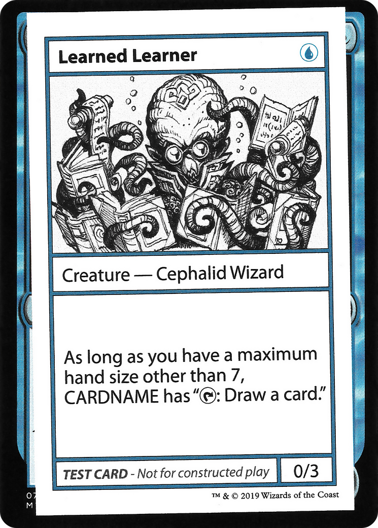 Learned Learner (CMB1-025) [Mystery Booster] Playtest Cards 2021 MTG Single Wizards of the Coast