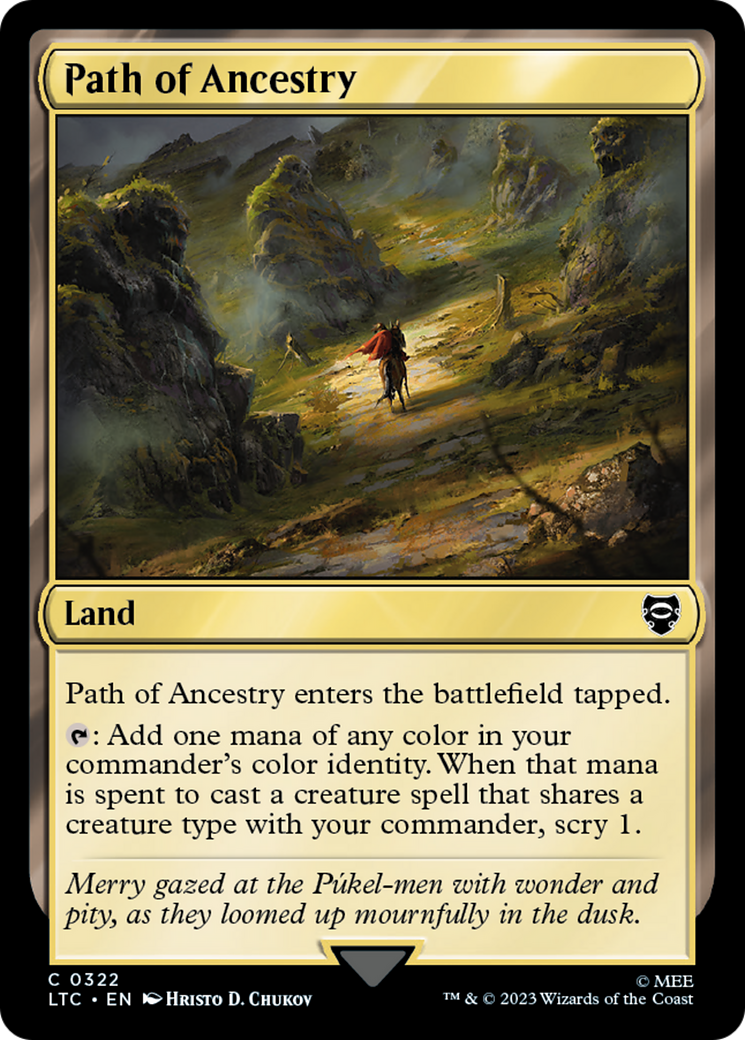 Path of Ancestry (LTC-322) [Tales of Middle-earth Commander] MTG Single Wizards of the Coast