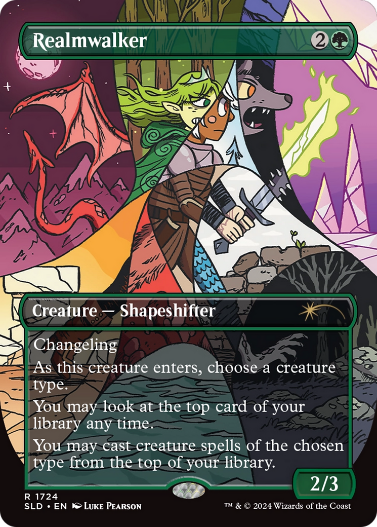 Realmwalker (SLD-1724) [Secret Lair] Drop (Borderless) MTG Single Wizards of the Coast