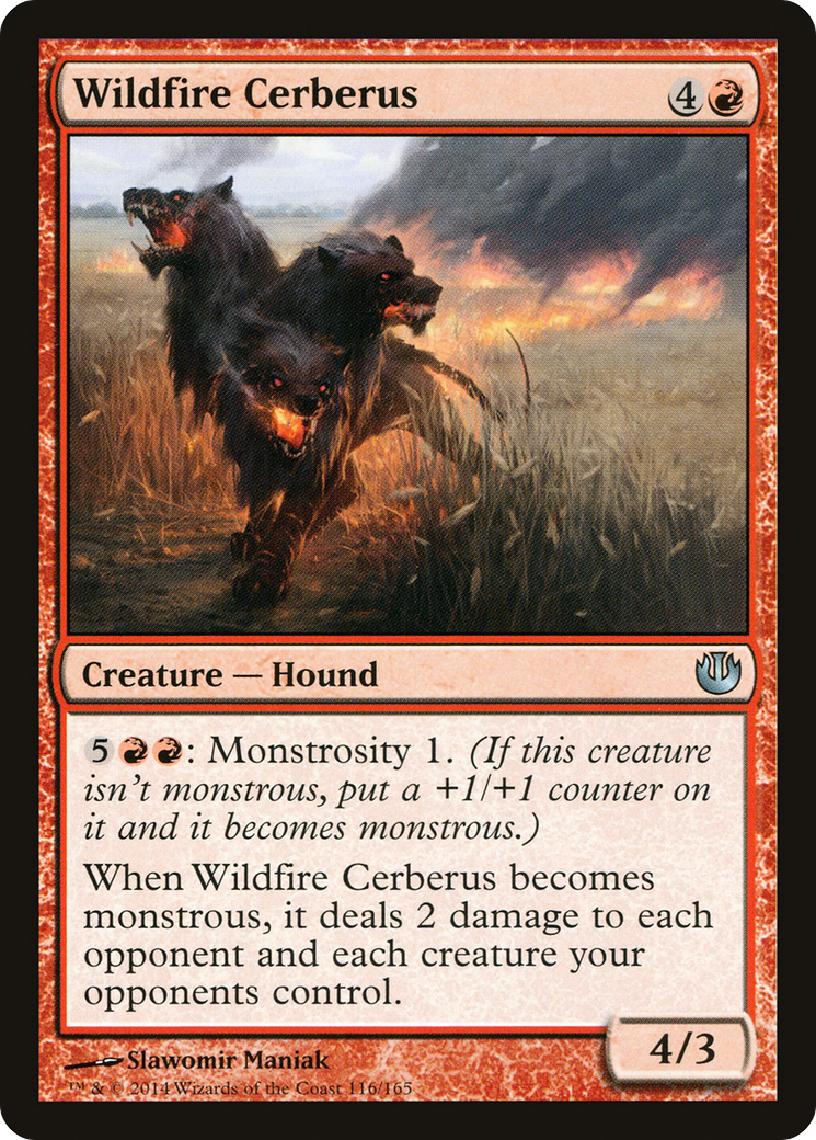 Wildfire Cerberus (JOU-116) [Journey into Nyx] Foil MTG Single Wizards of the Coast