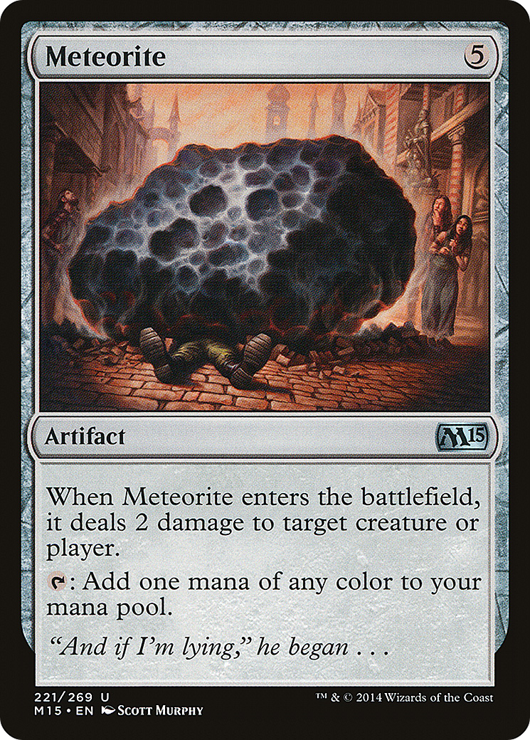 Meteorite (M15-221) [Magic 2015] Foil MTG Single Wizards of the Coast