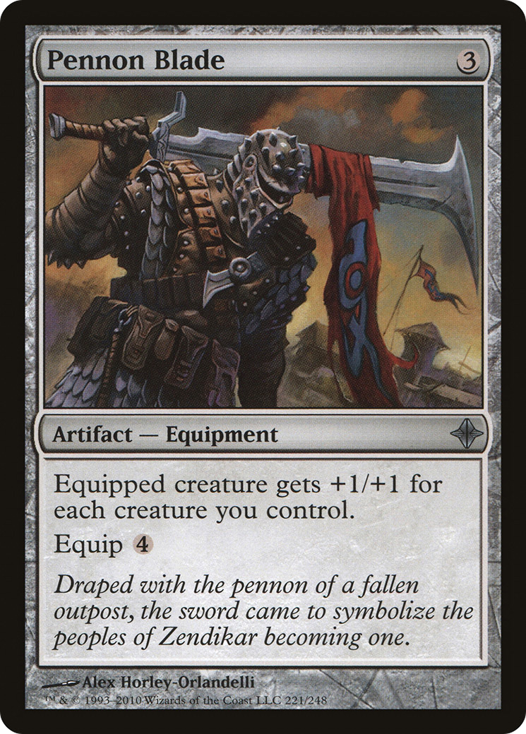 Pennon Blade (ROE-221) [Rise of the Eldrazi] Foil MTG Single Wizards of the Coast