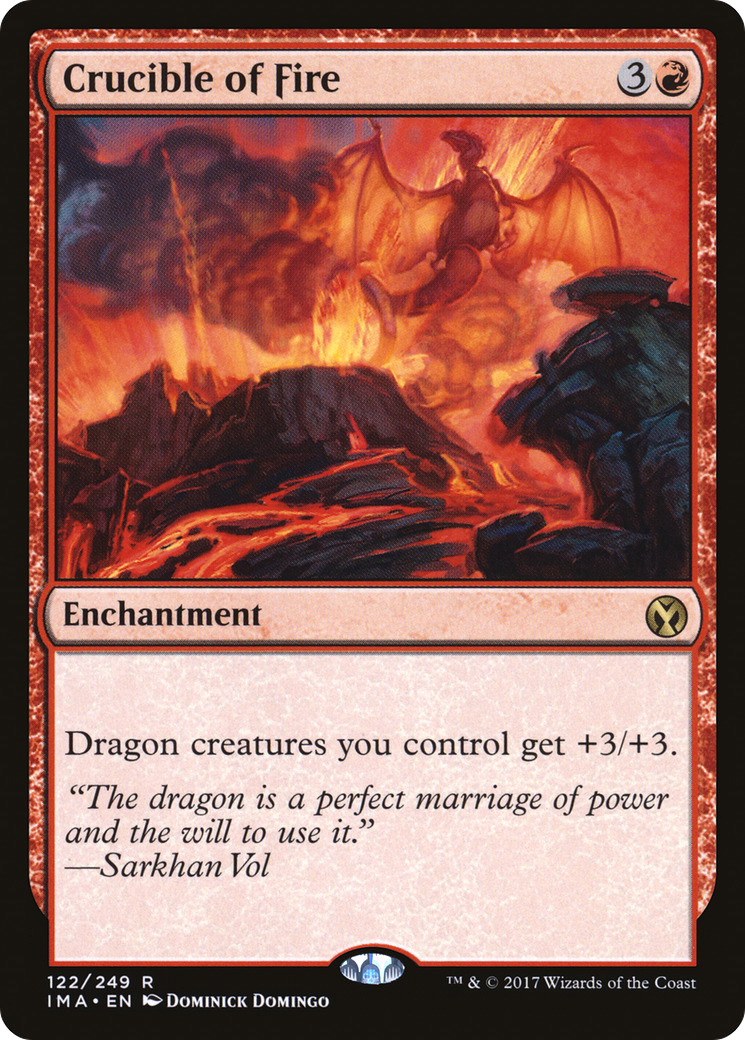 Crucible of Fire (IMA-122) [Iconic Masters] Foil MTG Single Wizards of the Coast