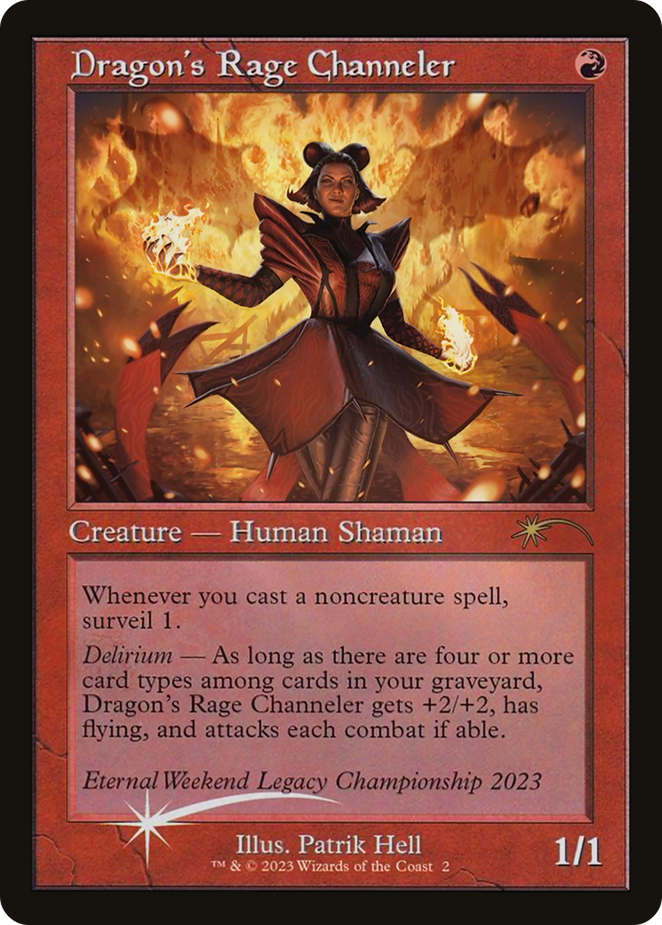 Dragon's Rage Channeler (Eternal Weekend 2023 Promo) (UMP-002) [Misc] Eternal Weekend Foil MTG Single Wizards of the Coast