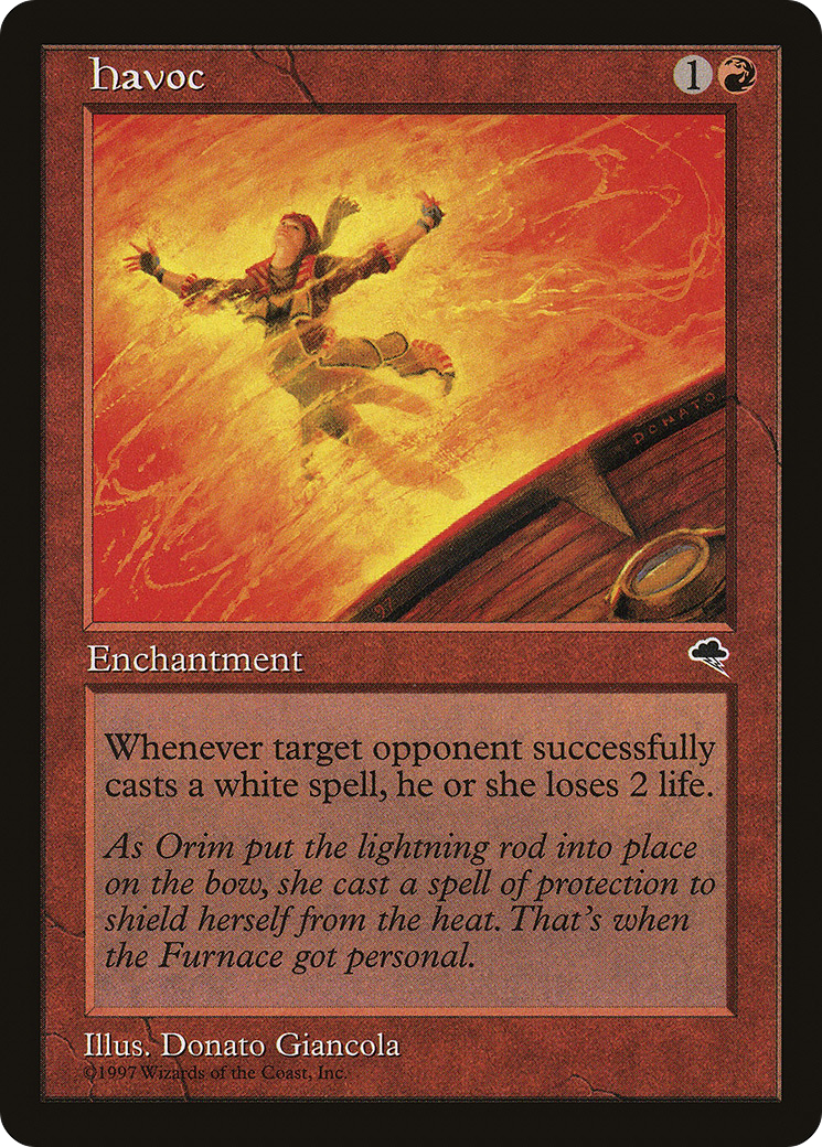 Havoc (TMP-181) [Tempest] MTG Single Wizards of the Coast