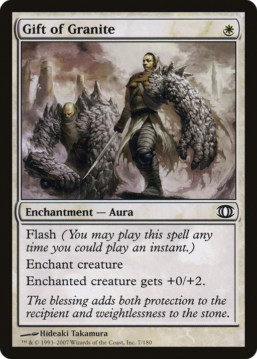 Gift of Granite (FUT-007) [Future Sight] MTG Single Wizards of the Coast