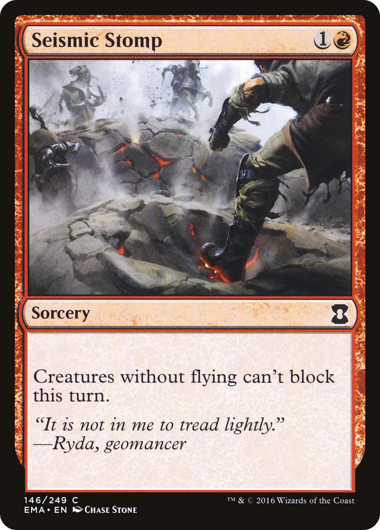 Seismic Stomp (EMA-146) [Eternal Masters] MTG Single Wizards of the Coast