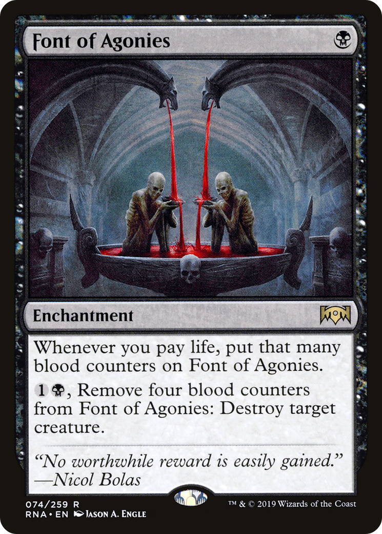 Font of Agonies (RNA-074) [Ravnica Allegiance] Foil MTG Single Wizards of the Coast