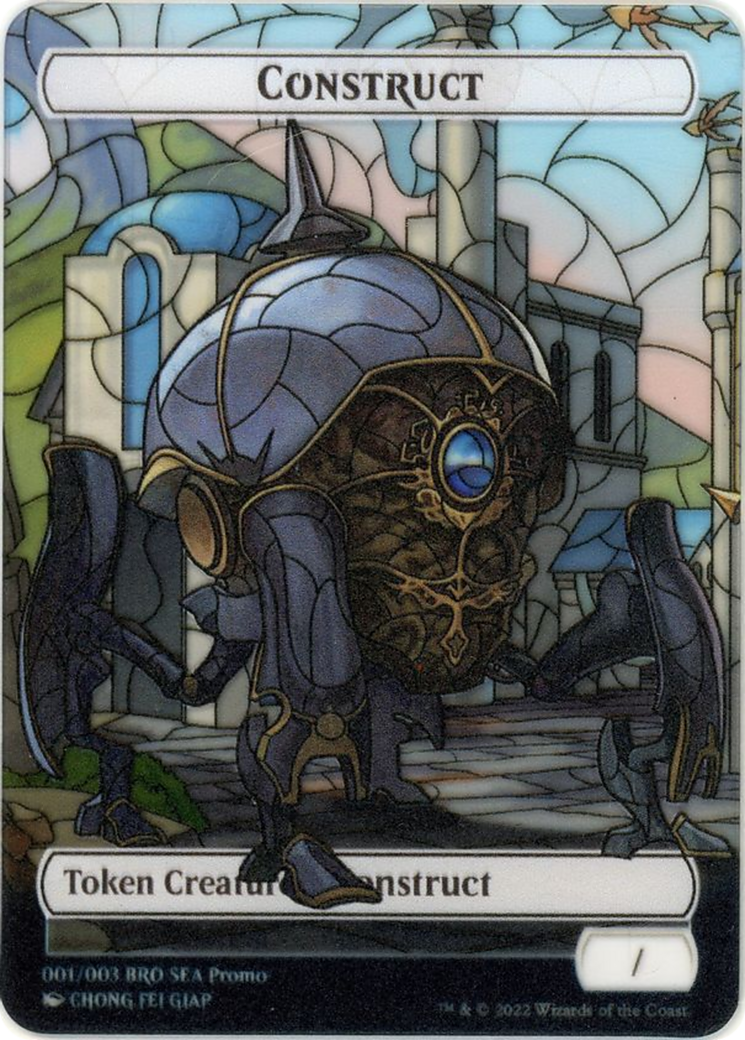 Construct Token [SEA Exclusive] (BRO-001/003) [Tokens] The Brothers' War Southeast Asia Tokens (Full Art) MTG Single Wizards of the Coast