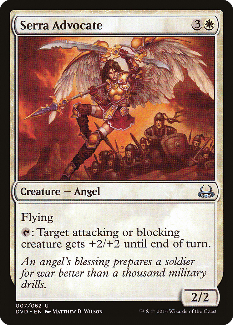 Serra Advocate (DD3-007) [Misc] Duel Decks Anthology: Divine vs. Demonic MTG Single Wizards of the Coast