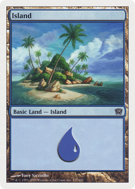 Island (337) (9ED-337) [9th Edition] MTG Single Wizards of the Coast
