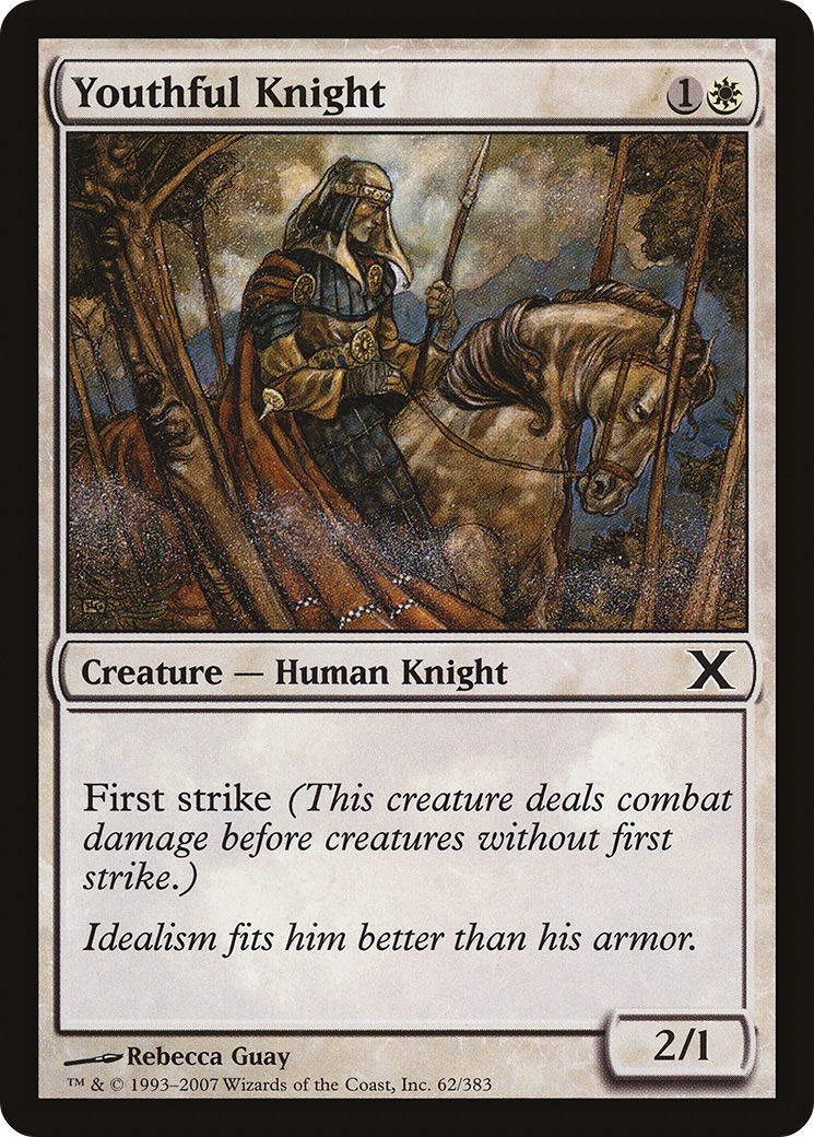 Youthful Knight (10E-062) [Tenth Edition] MTG Single Wizards of the Coast
