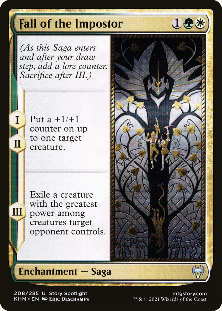 Fall of the Impostor (KHM-208) [Kaldheim] MTG Single Wizards of the Coast
