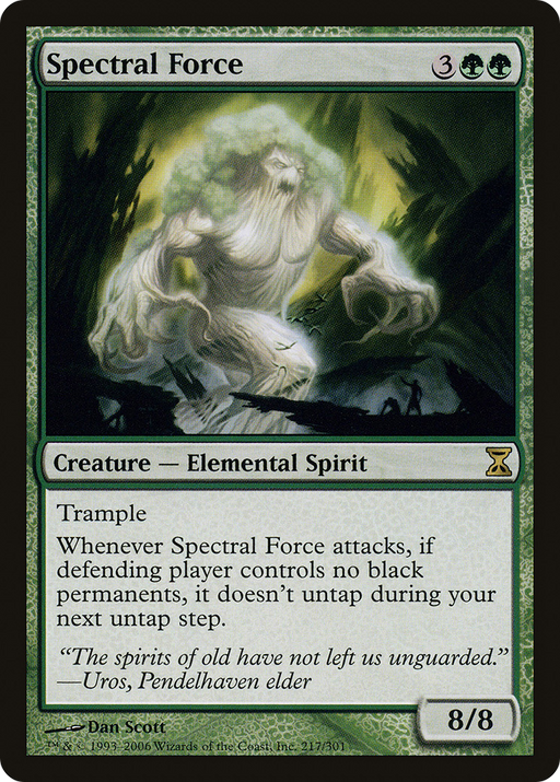 Spectral Force (TSP-217) [Time Spiral] MTG Single Wizards of the Coast