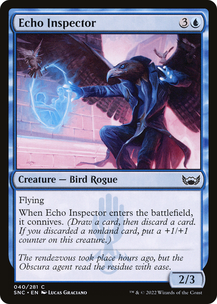 Echo Inspector (SNC-040) [Streets of New Capenna] Foil MTG Single Wizards of the Coast