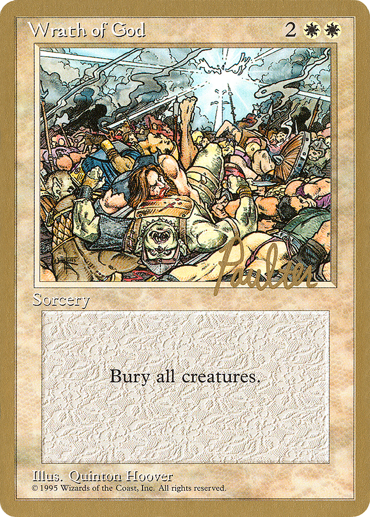 Wrath of God (WCD-PP58) [Misc] Pro Tour Collector Set MTG Single Wizards of the Coast