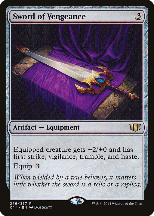 Sword of Vengeance (C14-276) [Commander 2014] MTG Single Wizards of the Coast