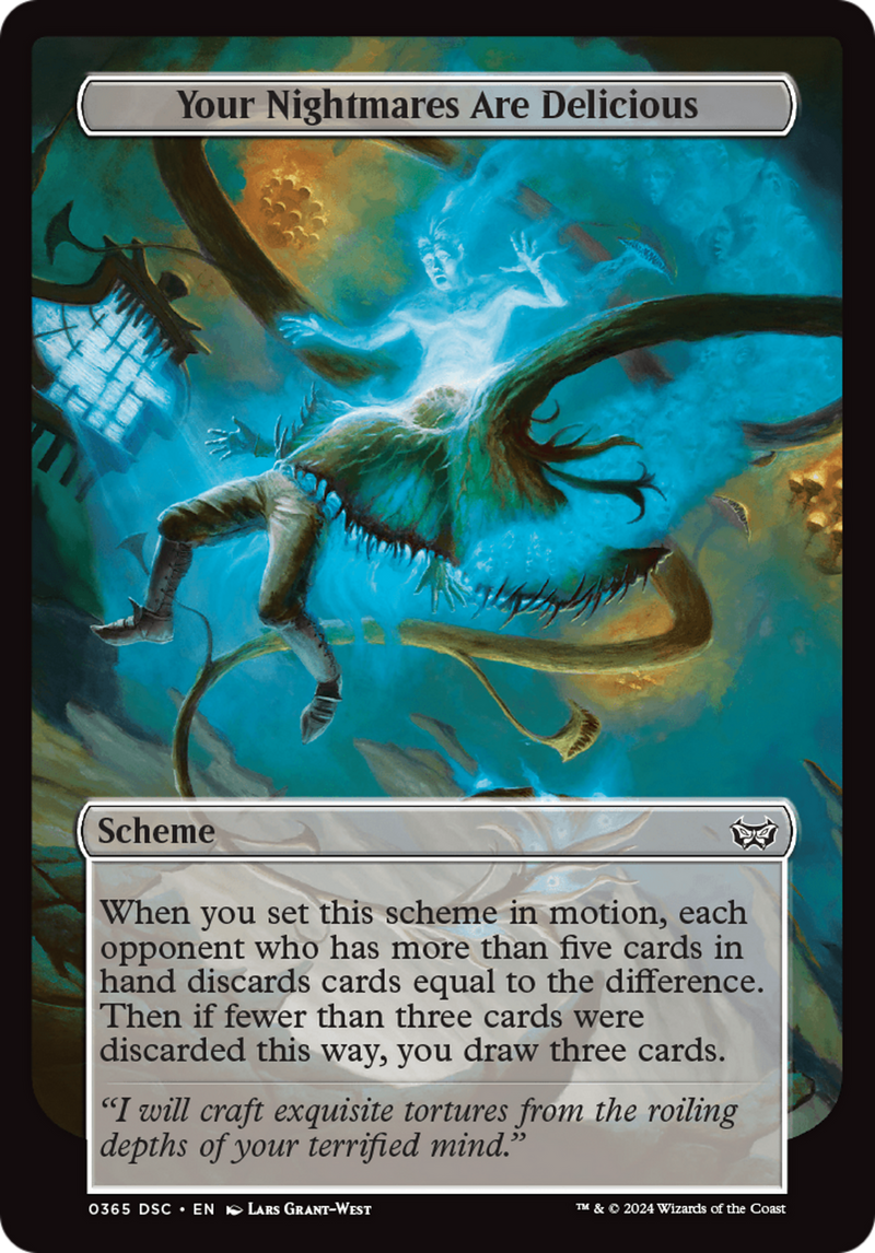 Your Nightmares Are Delicious (Full Art) (A:DSC-365) [Duskmourn: House of Horror Commander] MTG Single Wizards of the Coast
