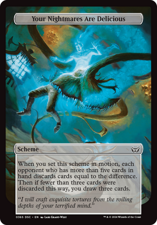 Your Nightmares Are Delicious (Full Art) (A:DSC-365) [Duskmourn: House of Horror Commander] MTG Single Wizards of the Coast