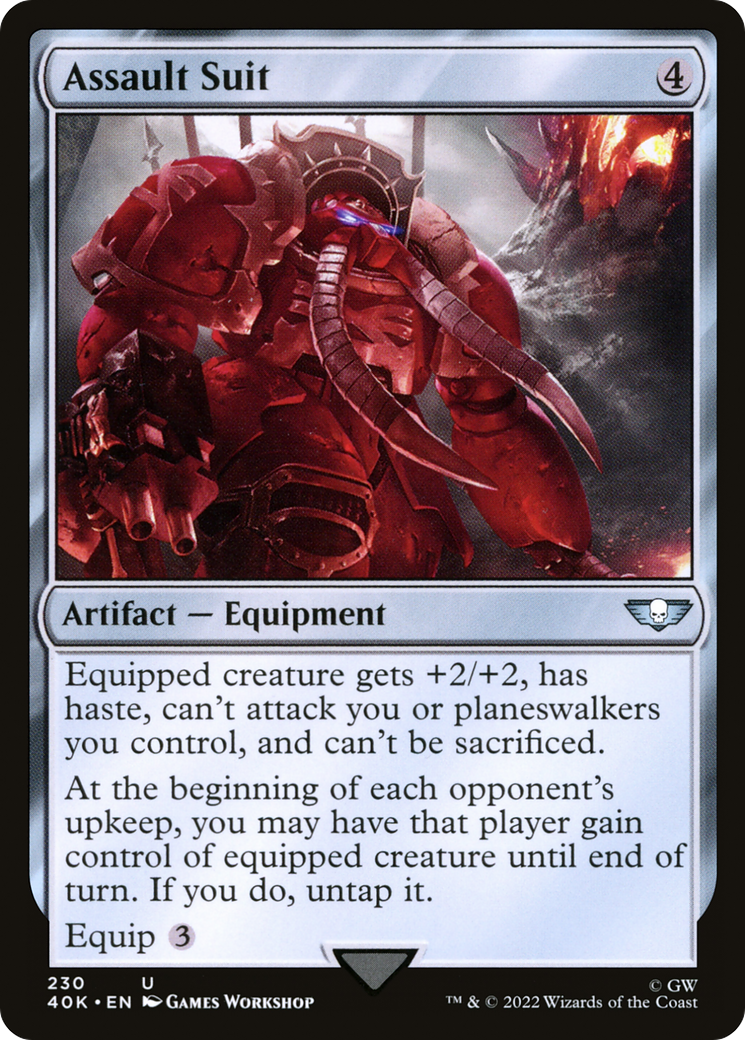 Assault Suit (40K-230) [Warhammer 40,000 Commander] MTG Single Wizards of the Coast