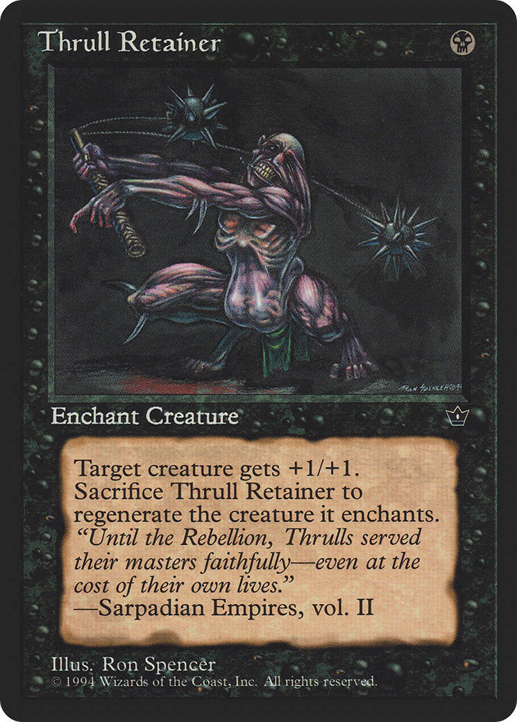 Thrull Retainer (FEM-045) [Fallen Empires] MTG Single Wizards of the Coast