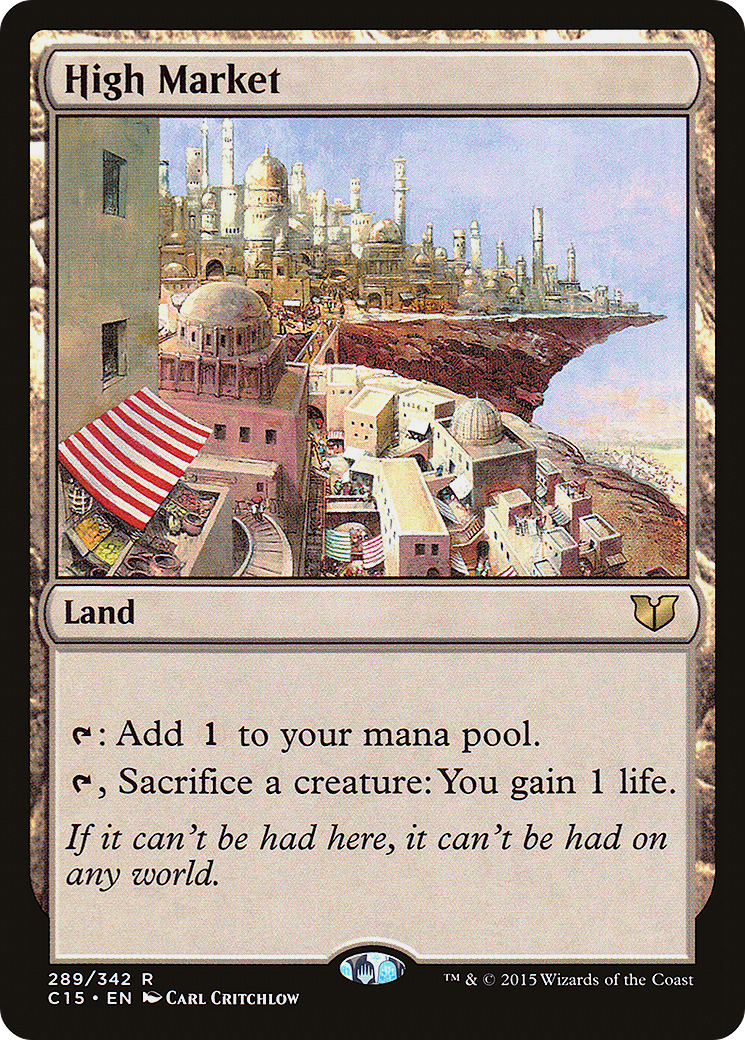 High Market (C15-289) [Commander 2015] MTG Single Wizards of the Coast