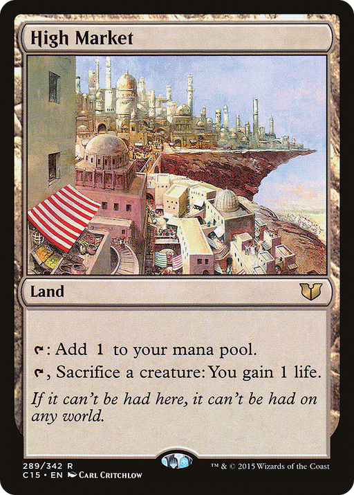 High Market (C15-289) [Commander 2015] MTG Single Wizards of the Coast