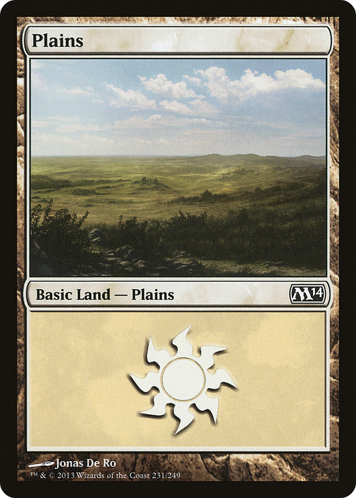 Plains (M14-231) [Magic 2014] Foil MTG Single Wizards of the Coast
