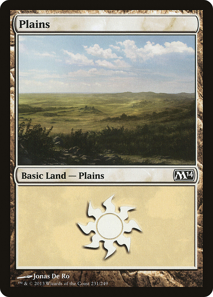 Plains (M14-231) [Magic 2014] MTG Single Wizards of the Coast