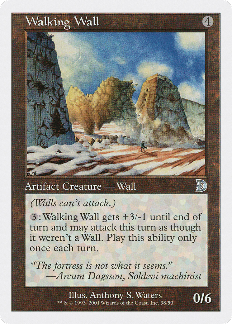 Walking Wall (DKM-038) [Misc] Deckmasters MTG Single Wizards of the Coast