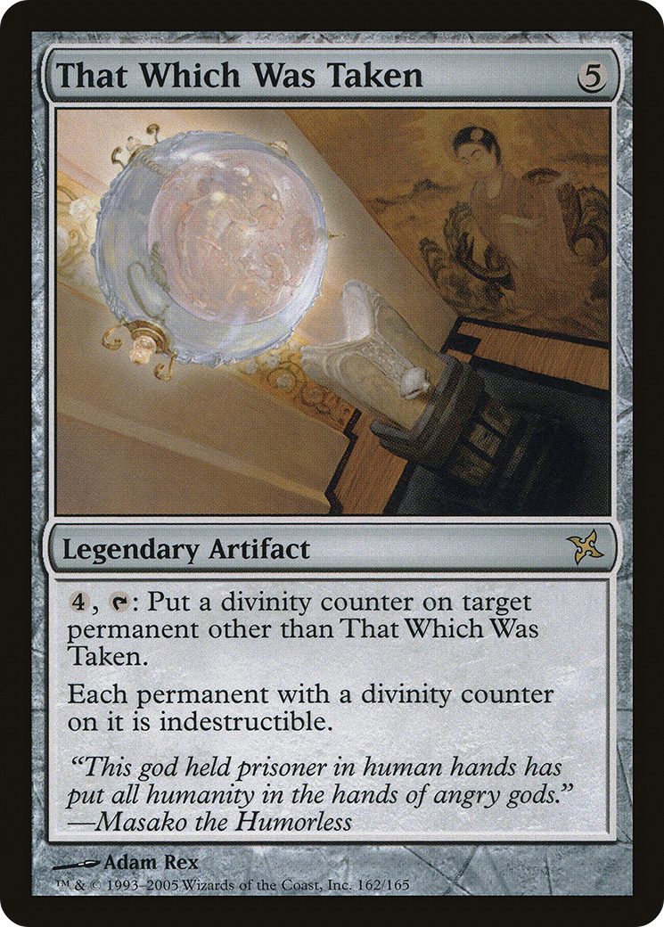 That Which Was Taken (BOK-162) [Betrayers of Kamigawa] Foil MTG Single Wizards of the Coast