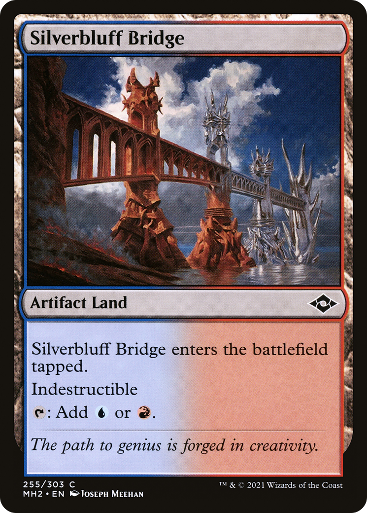 Silverbluff Bridge (MH2-255) [Modern Horizons 2] Foil MTG Single Modern Horizons 2