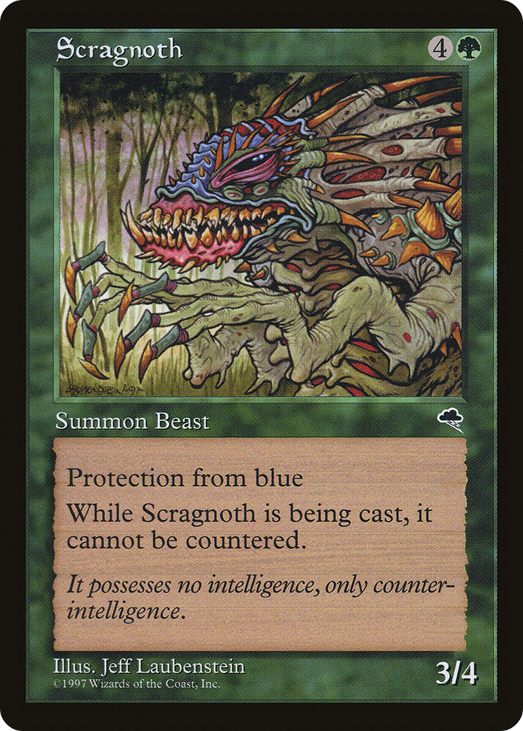 Scragnoth (TMP-253) [Tempest] MTG Single Wizards of the Coast