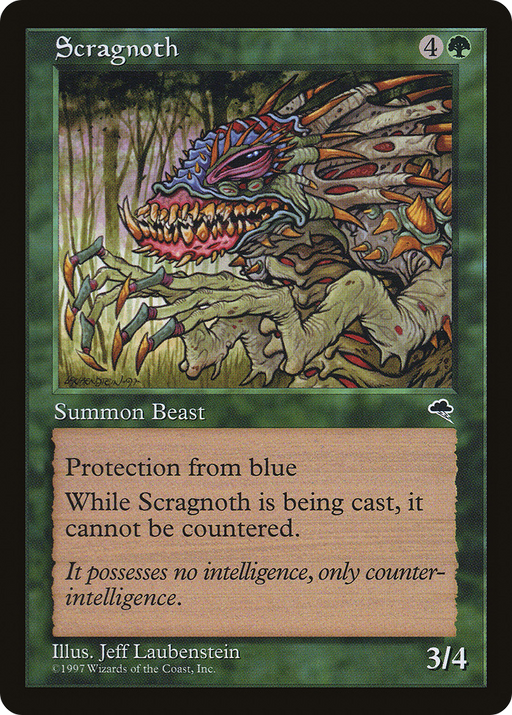 Scragnoth (TMP-253) [Tempest] MTG Single Wizards of the Coast