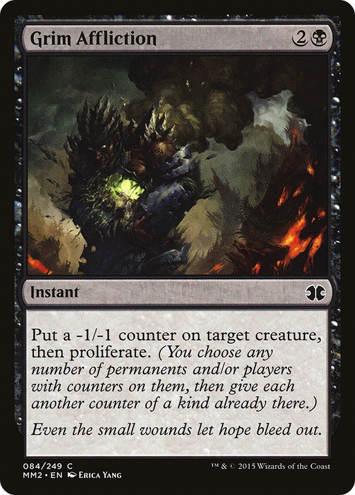 Grim Affliction (MM2-084) [Modern Masters 2015] MTG Single Modern Masters 2015