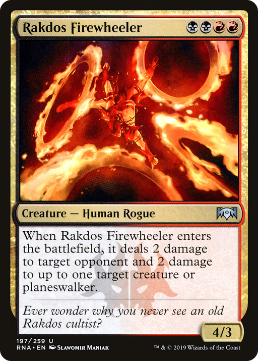 Rakdos Firewheeler (RNA-197) [Ravnica Allegiance] MTG Single Wizards of the Coast