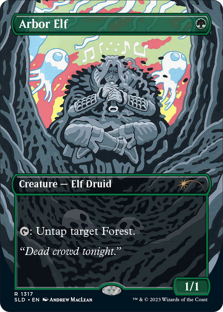 Arbor Elf (SLD-1317) [Secret Lair] Drop (Borderless) MTG Single Wizards of the Coast