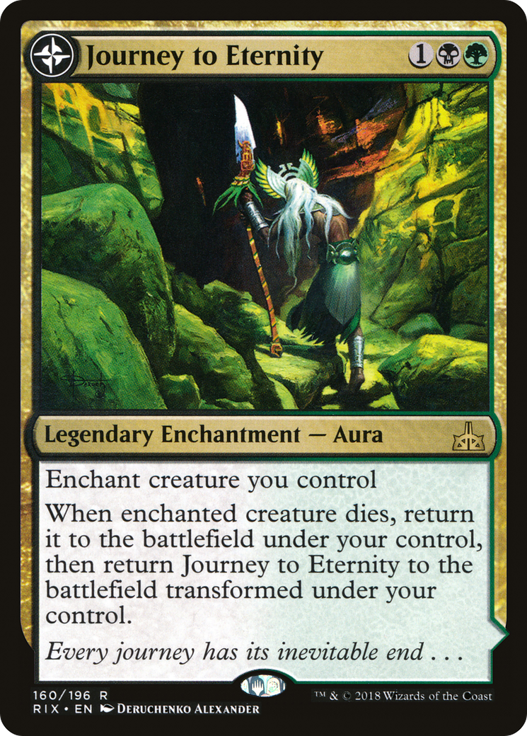 Journey to Eternity // Atzal, Cave of Eternity [Rivals of Ixalan] MTG Single Magic: The Gathering