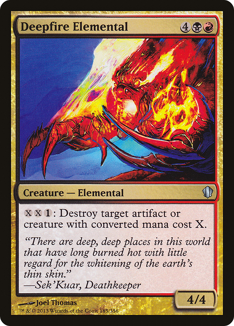 Deepfire Elemental (C13-185) [Commander 2013] MTG Single Wizards of the Coast