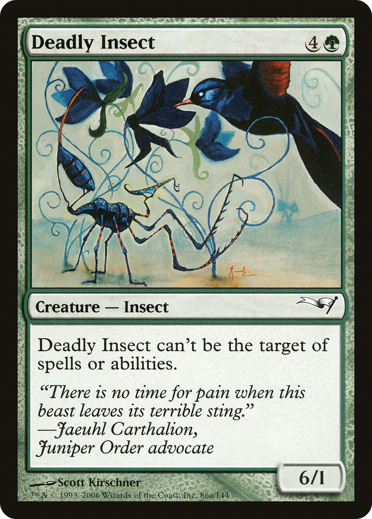 Deadly Insect (CTD-065) [Misc] Coldsnap Theme Decks MTG Single Wizards of the Coast