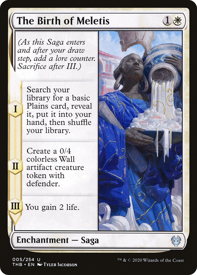 The Birth of Meletis (THB-005) [Theros Beyond Death] Foil MTG Single Wizards of the Coast