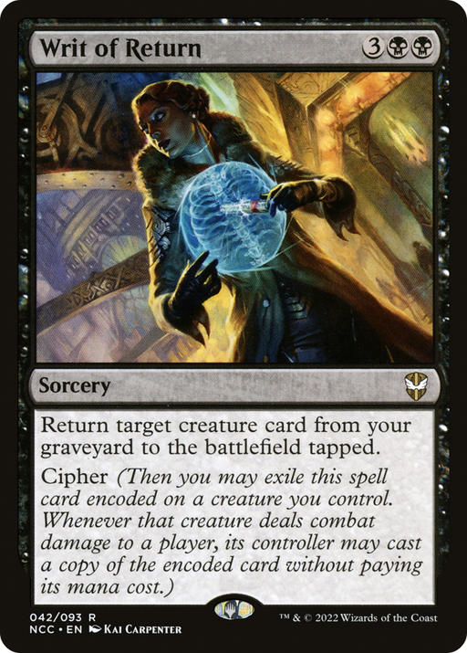 Writ of Return (NCC-042) [New Capenna Commander] MTG Single Wizards of the Coast